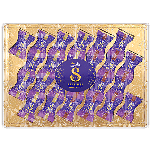 Buy Cadbury Dairy Milk Silk Dairy Milk Silk Pralines Creamy Dark