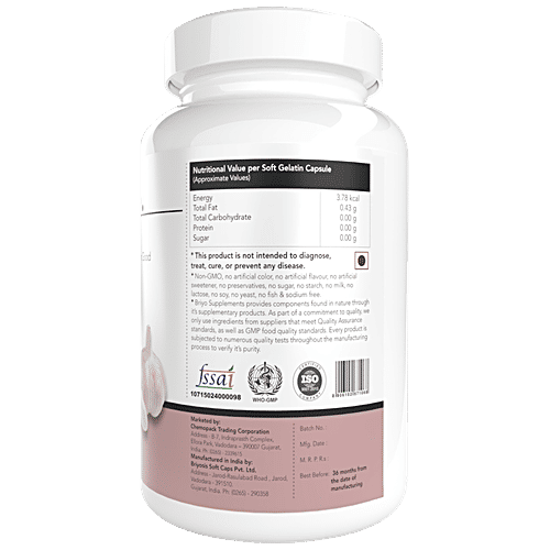 Buy Briyosis Garlic Oil Dietary Supplement Softgel Boosts Immune