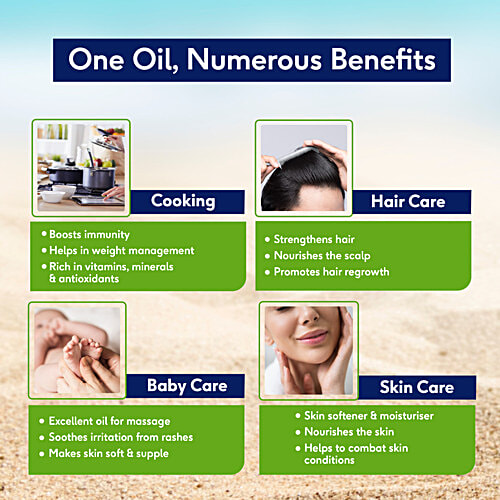 Sri Sri Tattva Organic Virgin Coconut Oil, Cold Pressed, Natural, Pure Coconut Oil for Healthy Hair and Skin Care - Suitable for Cooking, 200 ml