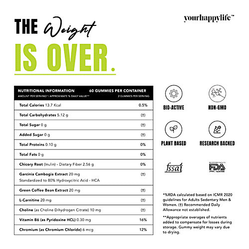 Buy YourHappyLife Weight Management Solution Health Supplement For