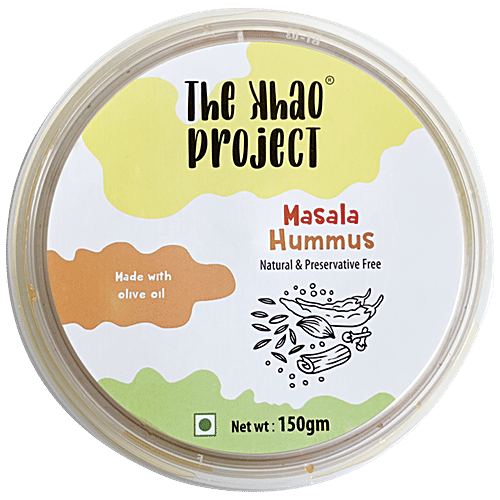 Buy The Khao Project Masala Hummus Dip and Spread Preservatives Free