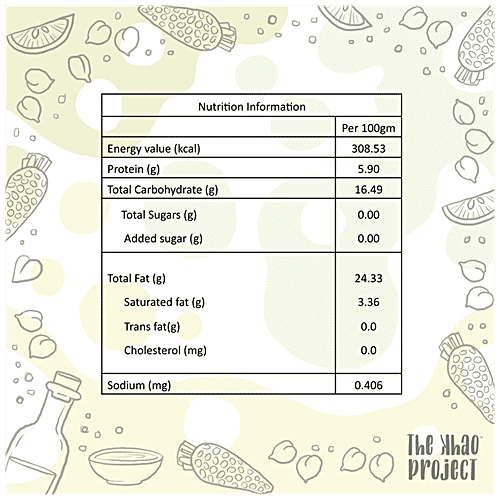 The Khao Project Wasabi Hummus - Preservatives Free, Made With Olive Oil, Healthy Low-Calories Dip & Spread, 150 g  
