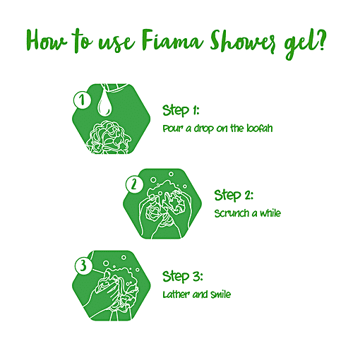 Fiama Shower Gel - With Skin Conditioners, Lemongrass & Jojoba, For Smooth Skin, Family Pack, 900 ml Bottle