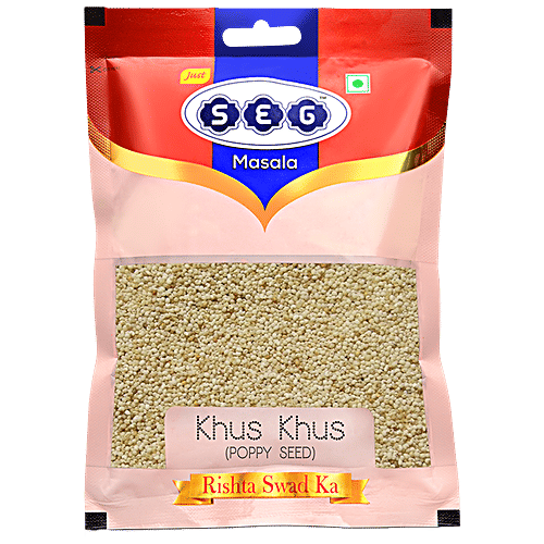 Buy Seg Khus Khus/Poppy Seed 100 Natural & Fresh, No Preservatives