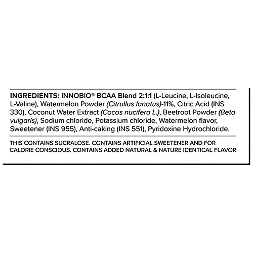 Buy PLIX Vegan BCAA & Coconut Water Watermelon Flavour, Vitamin B6