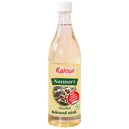 Kalour Nannari Sharbat - Refreshing, Summer Drink, No Artificial Colours, 700 ml  