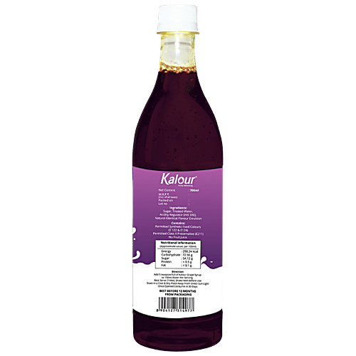 Kalour Grape Sharbat - Refreshing, Summer Drink, Sweet & Tangy, Boosts Immunity, 700 ml  