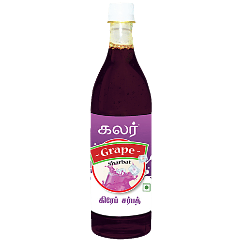 Kalour Grape Sharbat - Refreshing, Summer Drink, Sweet & Tangy, Boosts Immunity, 700 ml  