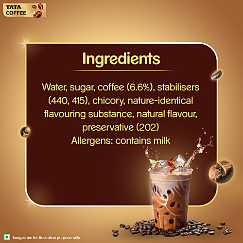 Tata Coffee Cold Coffee Liquid Concentrate - Classic, Rich & Creamy, Cafe Style, Easy To Make, 100 ml (5 Sachets x 20 ml Each) 