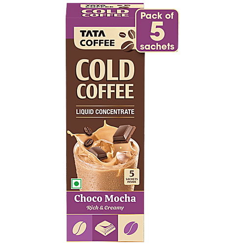 Buy Tata Coffee Cold Coffee Liquid Concentrate Choco Mocha, Rich