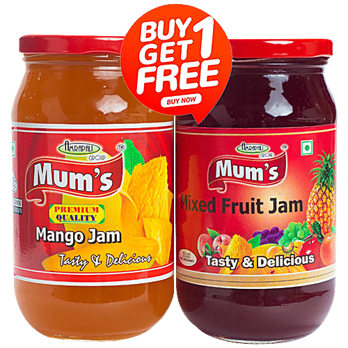 Buy Mum's Mango + Mixed Fruit Jam Tasty & Delicious, Premium Quality