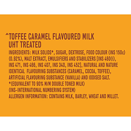 Smoodh Toffee Caramel Flavoured Milk, 80 ml Tetra Pak 