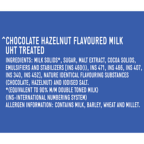 Smoodh Hazelnut Chocolate Flavoured Milk, 80 ml Tetra Pak 