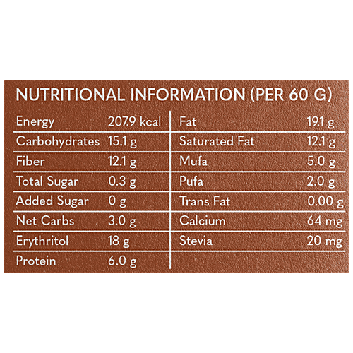 Ditch The Guilt 60% Cacao Roasted Hazelnut Sugar Free Dark Chocolate - Vegan, Rich In Antioxidants, 60 g  