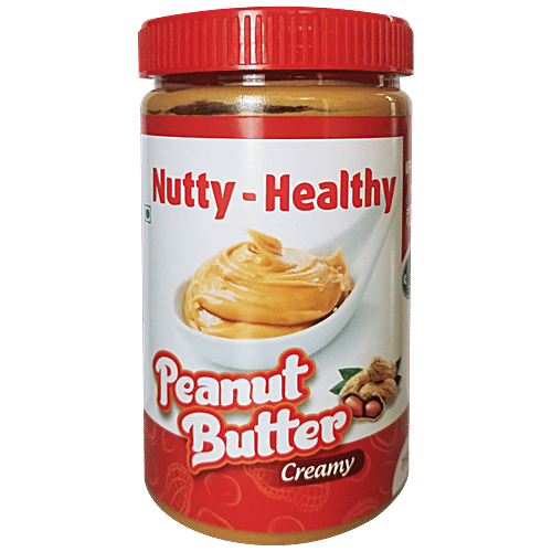 Buy Nutty Healthy Peanut Butter Creamy, High Protein, Healthy Fats