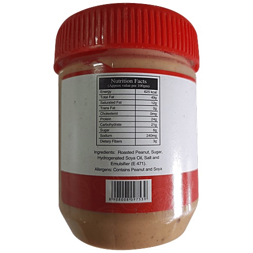 Buy Nutty Healthy Peanut Butter Crunchy, High Protein, Healthy Fats