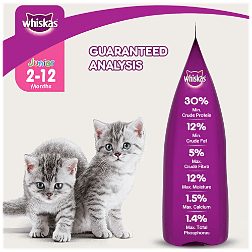 Buy Whiskas Dry Cat Food For Mother & Babycat Mackerel Flavour Online