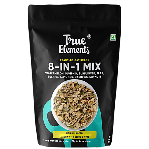 True Elements 8-In-1 Mix - Crunchy, Rich In Protein & Fibre, 250 g  Crunchy
 Rich in Protein
 High in Fibre