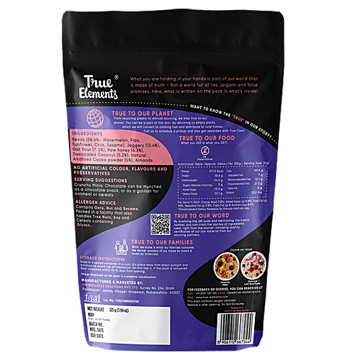 Buy True Elements Chocolate Crunchy Minis Ready To Eat Snack, Rich In