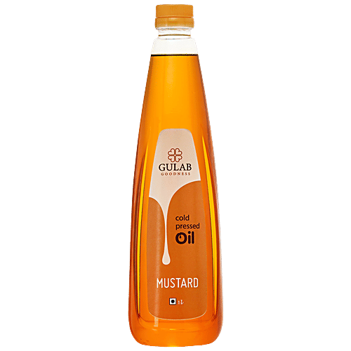Buy GULAB Goodness Cold Pressed Mustard Oil Rich In Antioxidants