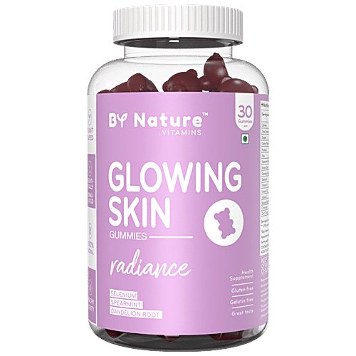 Buy By Nature Glowing Skin Gummies With Selenium, Spearmint & Dandelion