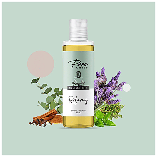 Pure Chief Relaxing Body Massage Oil - Makes Skin Smooth & Soft, 100 ml  
