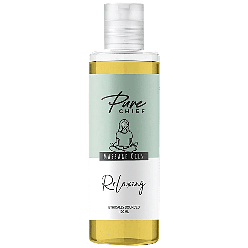 Pure Chief Relaxing Body Massage Oil - Makes Skin Smooth & Soft, 100 ml  