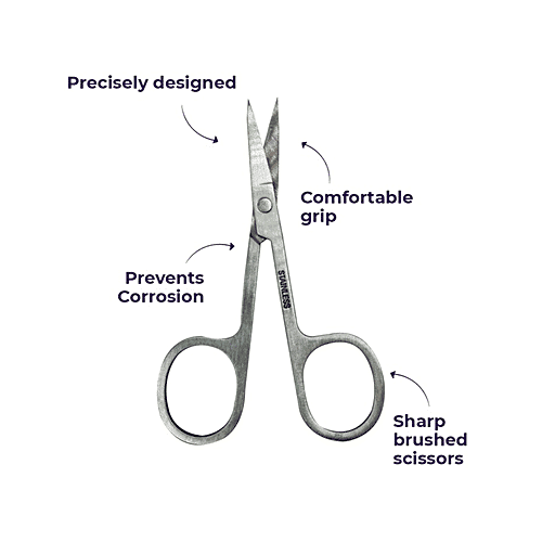 Buy Dash Pro Stainless Steel Cuticle Scissor/Round Tip Scissors MultiPurpose Online at Best
