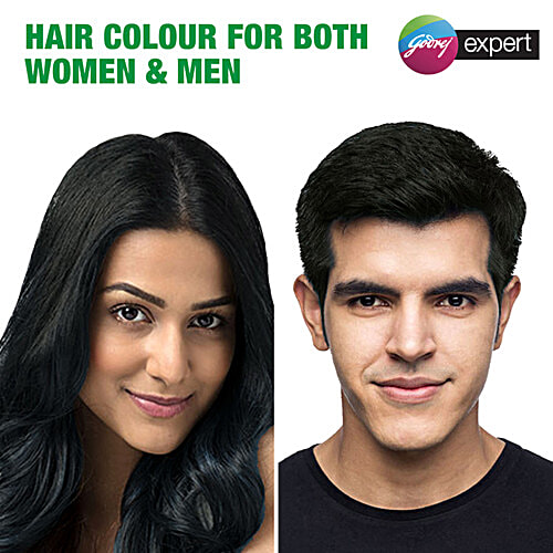 Godrej Expert Rich Creme Hair Colour, 24 ml Natural Black