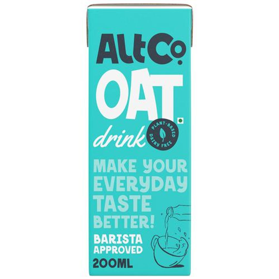 Alt Co Oat Drink - Plant Based, Dairy Free, Gluten Free, Guilt Free, Alternative To Whole Milk, 200 ml 