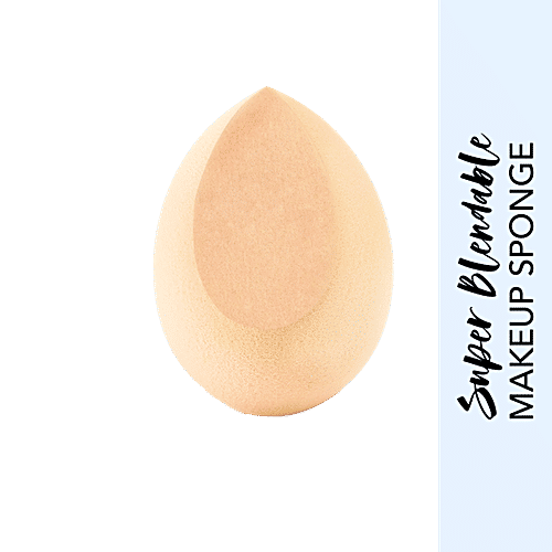 Blue Heaven Super Blendable Makeup Sponge - Gentle On Skin, Covers Every Corner, 1 pc Beige 