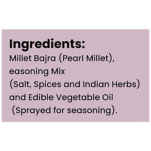 SMACKYS Roasted Bajra Puff Mint - Snack, Rich Source Of Protein, Minerals & Energy, 100 g Pouch