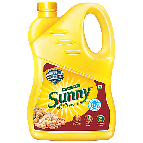 Buy Sunny Refined Groundnut Oil Rich In MUFA, Goodness Of Vitamins Online at Best Price of Rs