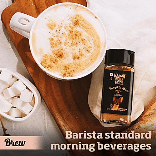NAAGIN Indian Spice Essentials - Pumpkin Spice Mix, True Cinnamon, 6 Premium Spices, 50 g