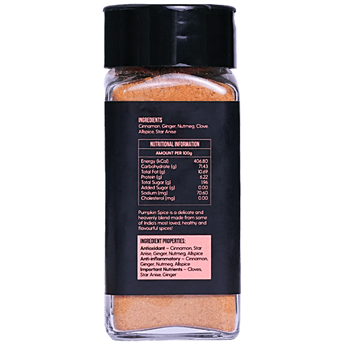 NAAGIN Indian Spice Essentials - Pumpkin Spice Mix, True Cinnamon, 6 Premium Spices, 50 g