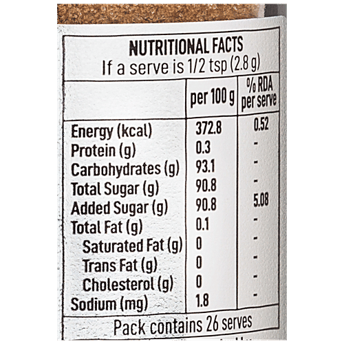 On1y Cinnamon Sugar Powder - For Desserts, Coffee & Snacks, 75 g  