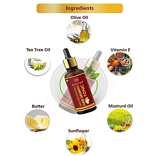Buy Newish Hair Growth Vitalizer Tonic Oil For Men Online at Best