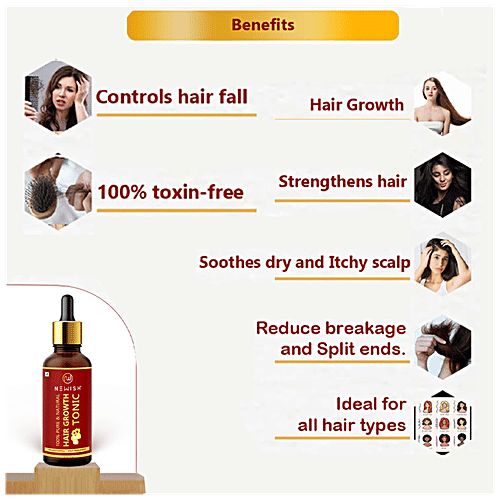 Buy Newish Hair Growth Vitalizer Tonic Oil For Men Online at Best
