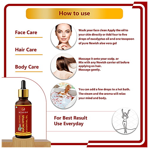 Buy Newish Eucalyptus Oil For Cold & Cough, Steam Inhalation