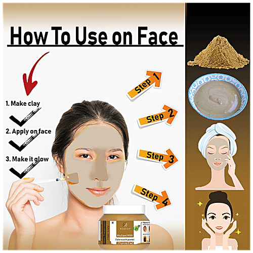 Buy Newish Fullers Earth Multani Mitti Powder For Instant Bright Skin