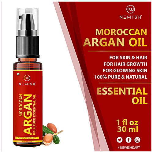 Buy Newish Moroccan Argan Oil 100 Pure & Natural, For Hair & Skin