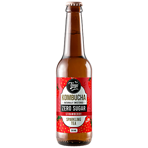 Buy Toyo Kombucha Zero Sugar Sparkling Tea Strawberry Flavour