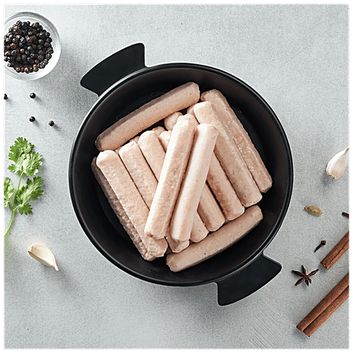 Buy fresho! Chicken Sausages Plain, Ready To Fry, Rich In Protein Online at Best Price of Rs