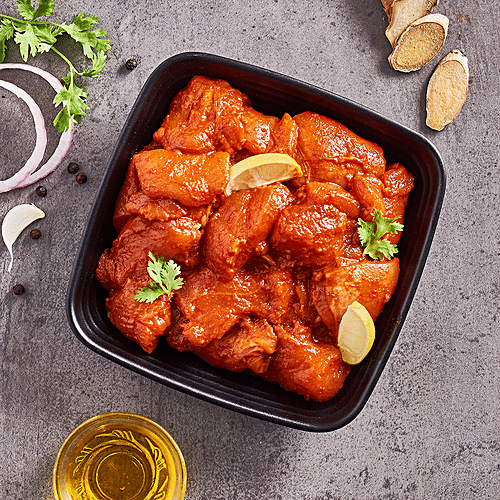 fresho! Chicken Lahori Tikka, Marinated, 500 g  