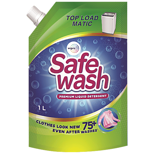 Buy Safewash Matic Top Load Liquid Detergent 2X Stain Removal With Colour Protect Technology