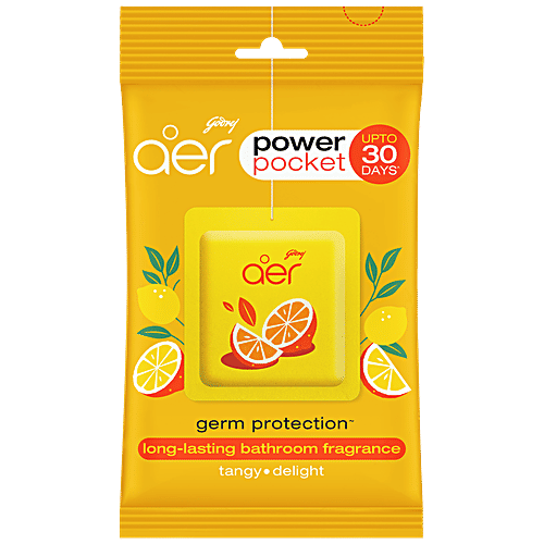 Buy Godrej Aer Power Pocket Bathroom Fragrance Tangy Delight With