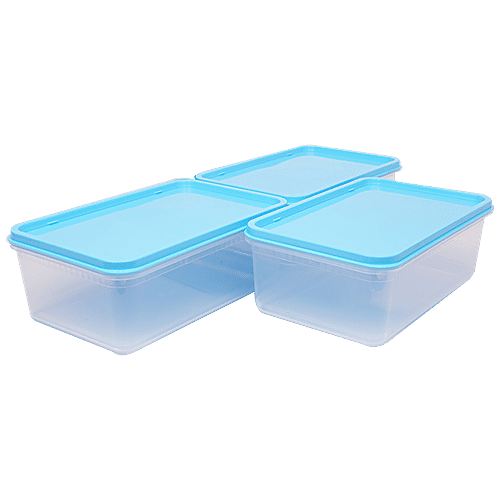 Buy Unica Flamante Rectangular Containers Set Durable, Storage Boxes