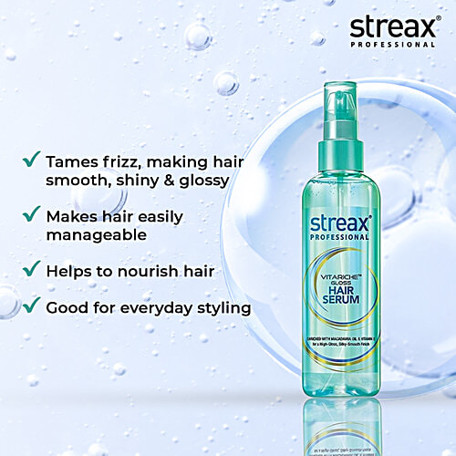 Streax Professional Vitariche Gloss Hair Serum, 115 ml  