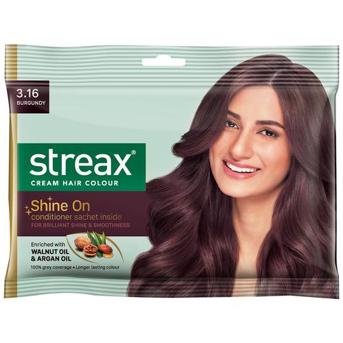 Buy Streax Cream Hair Colour - With Shine On Conditioner, For Smooth &  Shiny Hair Online at Best Price of Rs 30 - bigbasket