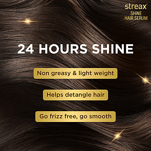 Streax Hair Serum - Vitalised With Walnut Oil, For Soft, Smooth & Silky Hair, 50 ml  